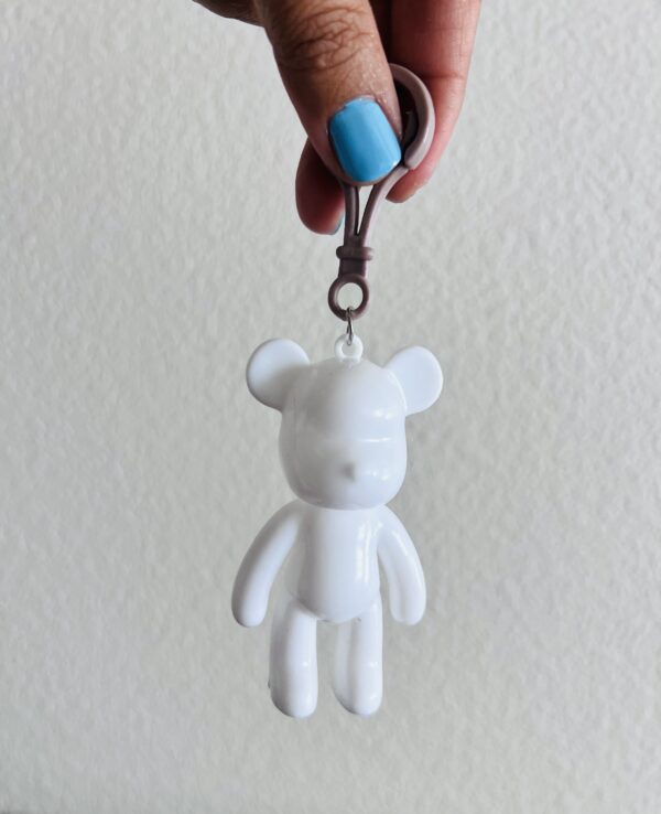 DIY Mini Keychain Bear Fluid Art Kit