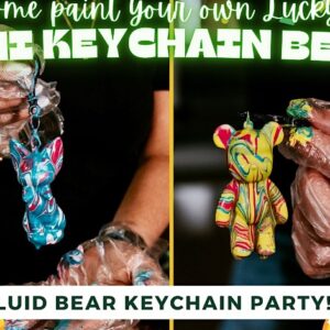 Sat 03/22 - 12:30pm Ticket - St. Patrick’s-inspired Fluid Keychain Bear Workshop!