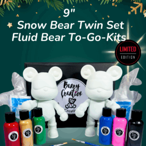 9” Snow Bear Twin Set - Fluid Bear To-Go Kit
