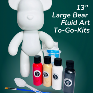 13” Large Bear Fluid Art To-Go Kit