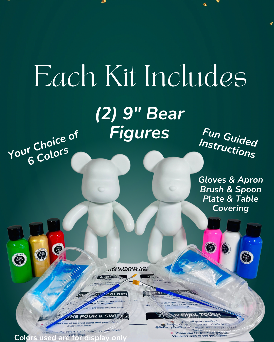 9” The OG Classic Twin Set- Fluid Bear To-Go Kit - Image 2